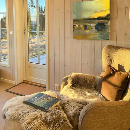 Modern Mountain Cabin With Panoramic Views Sjusjoen