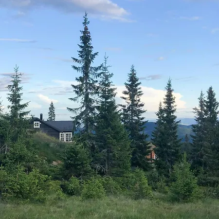 Moderne Bjerghytte Med Panoramaudsigt Sjusjoen