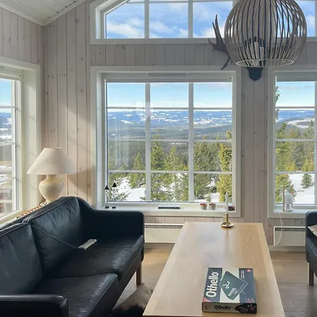 Modern Mountain Cabin With Panoramic Views Sjusjoen