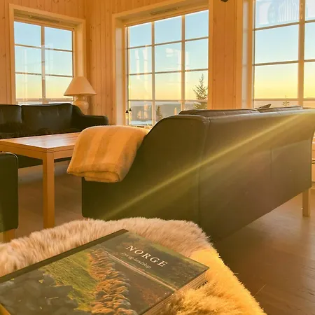 Modern Mountain Cabin With Panoramic Views Semesterbostad Sjusjoen