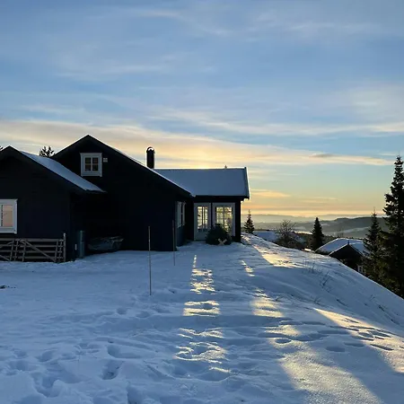 別荘 Modern Mountain With Panoramic Views Sjusjøen